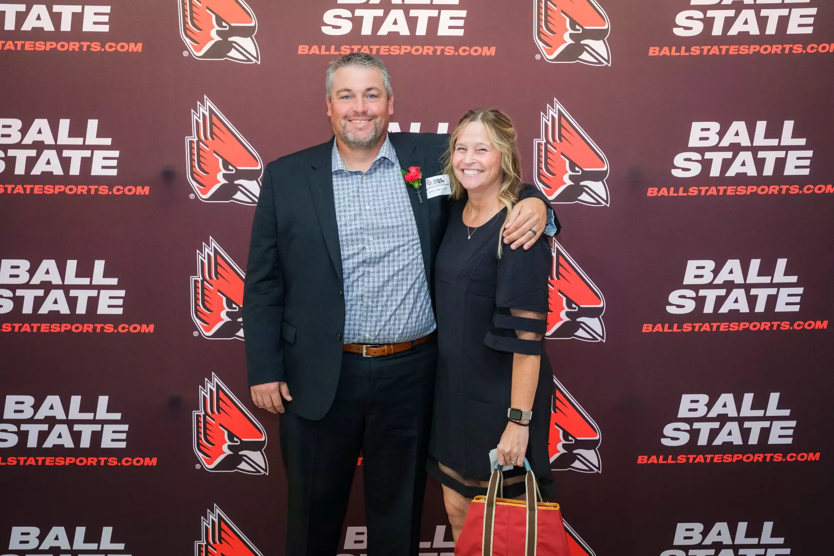 The Ball State Athletic Hall of Fame induction ceremony and banquet takes place in Worthen Arena on October 4, 2024. Photo by Bobby Ellis/Ball State University