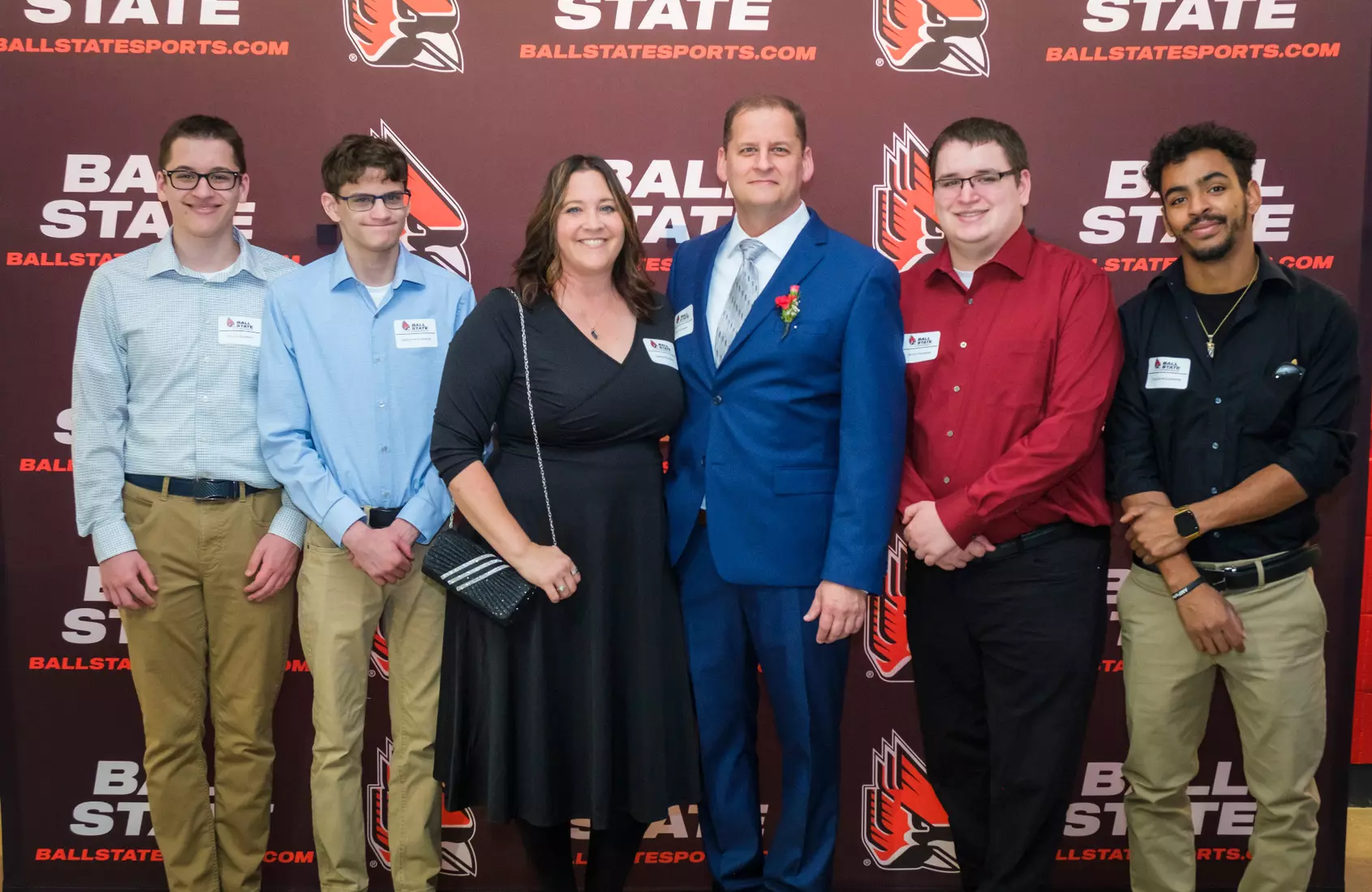 The Ball State Athletic Hall of Fame induction ceremony and banquet takes place in Worthen Arena on October 4, 2024. Photo by Bobby Ellis/Ball State University