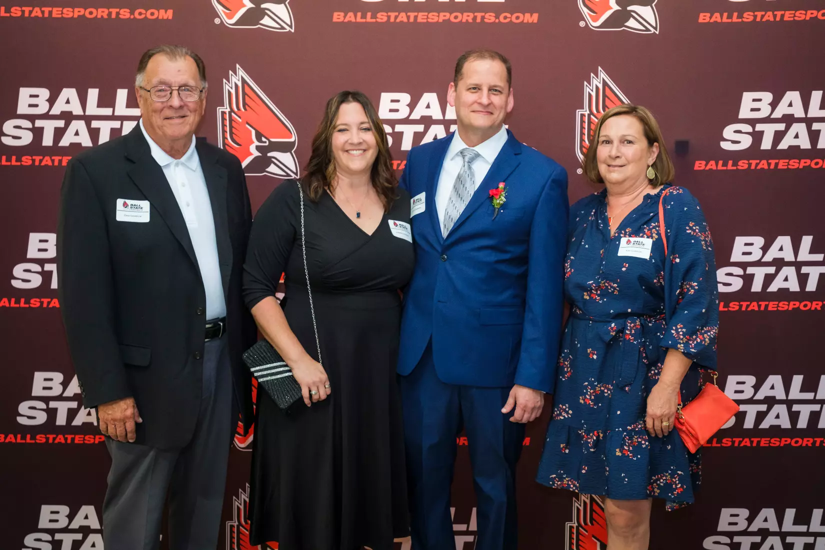 The Ball State Athletic Hall of Fame induction ceremony and banquet takes place in Worthen Arena on October 4, 2024. Photo by Bobby Ellis/Ball State University
