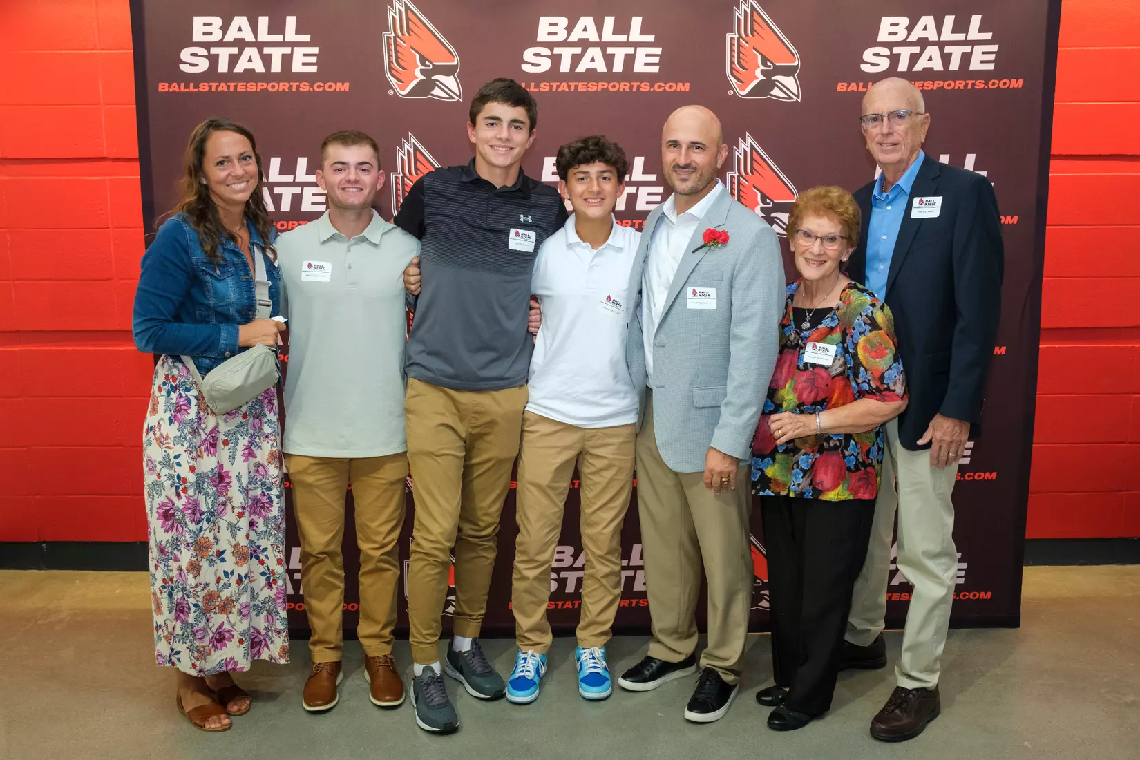 The Ball State Athletic Hall of Fame induction ceremony and banquet takes place in Worthen Arena on October 4, 2024. Photo by Bobby Ellis/Ball State University