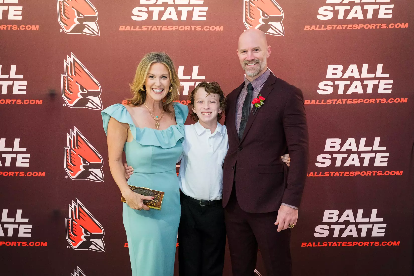 The Ball State Athletic Hall of Fame induction ceremony and banquet takes place in Worthen Arena on October 4, 2024. Photo by Bobby Ellis/Ball State University
