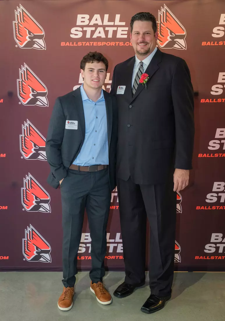 The Ball State Athletic Hall of Fame induction ceremony and banquet takes place in Worthen Arena on October 4, 2024. Photo by Bobby Ellis/Ball State University