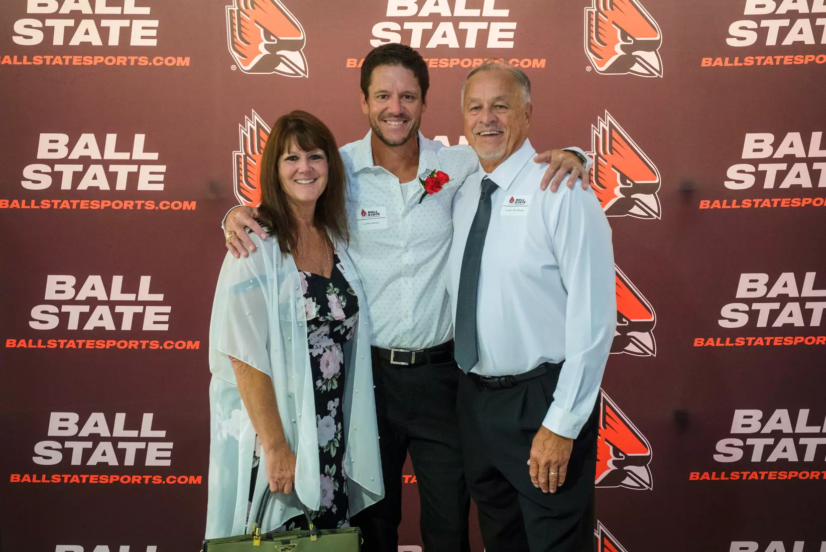 The Ball State Athletic Hall of Fame induction ceremony and banquet takes place in Worthen Arena on October 4, 2024. Photo by Bobby Ellis/Ball State University