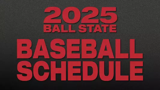 2025 Baseball Schedule Graphic