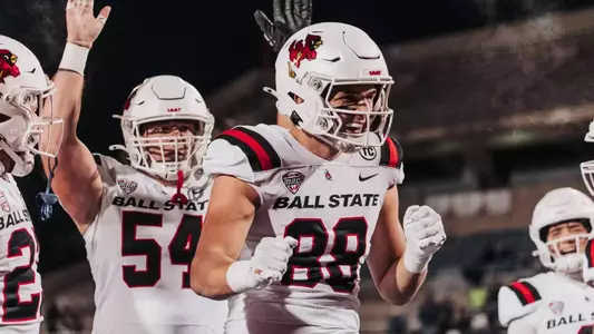 Tanner Koziol TD celebration