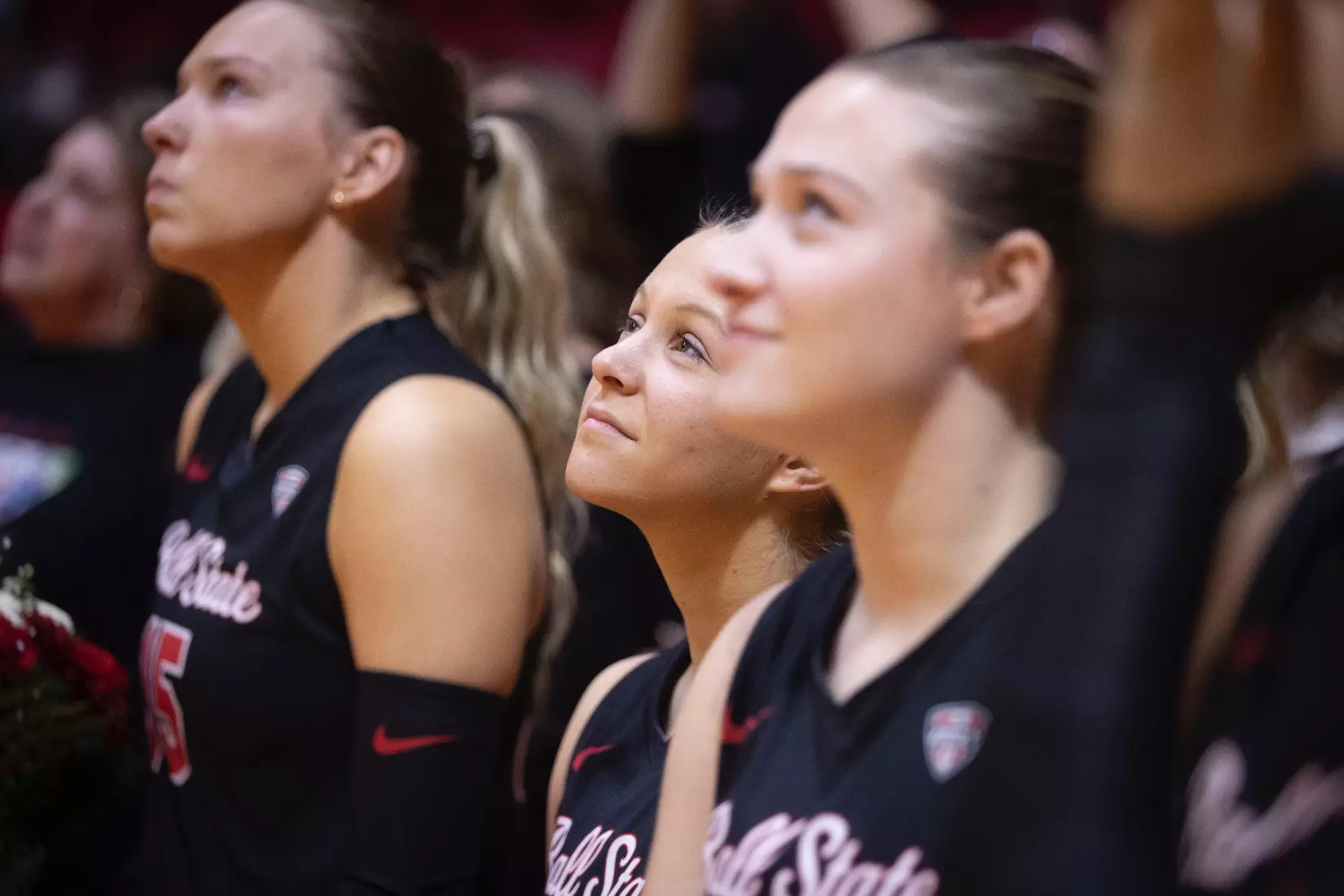 11-16-2024 - Ball State women's volleyball vs. Western Michigan - Senior Day. Photo by Bobby Ellis.