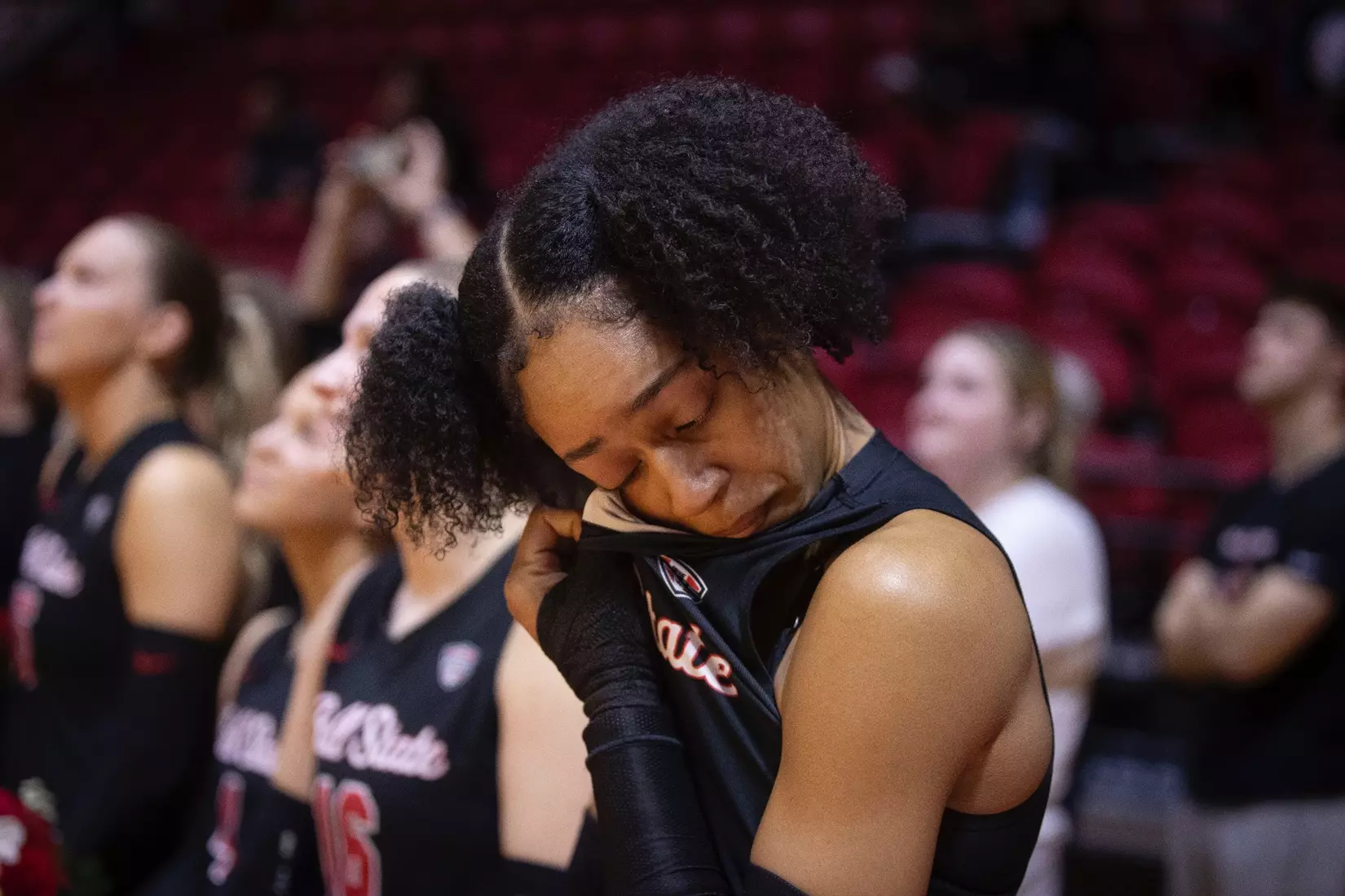 11-16-2024 - Ball State women's volleyball vs. Western Michigan - Senior Day. Photo by Bobby Ellis.