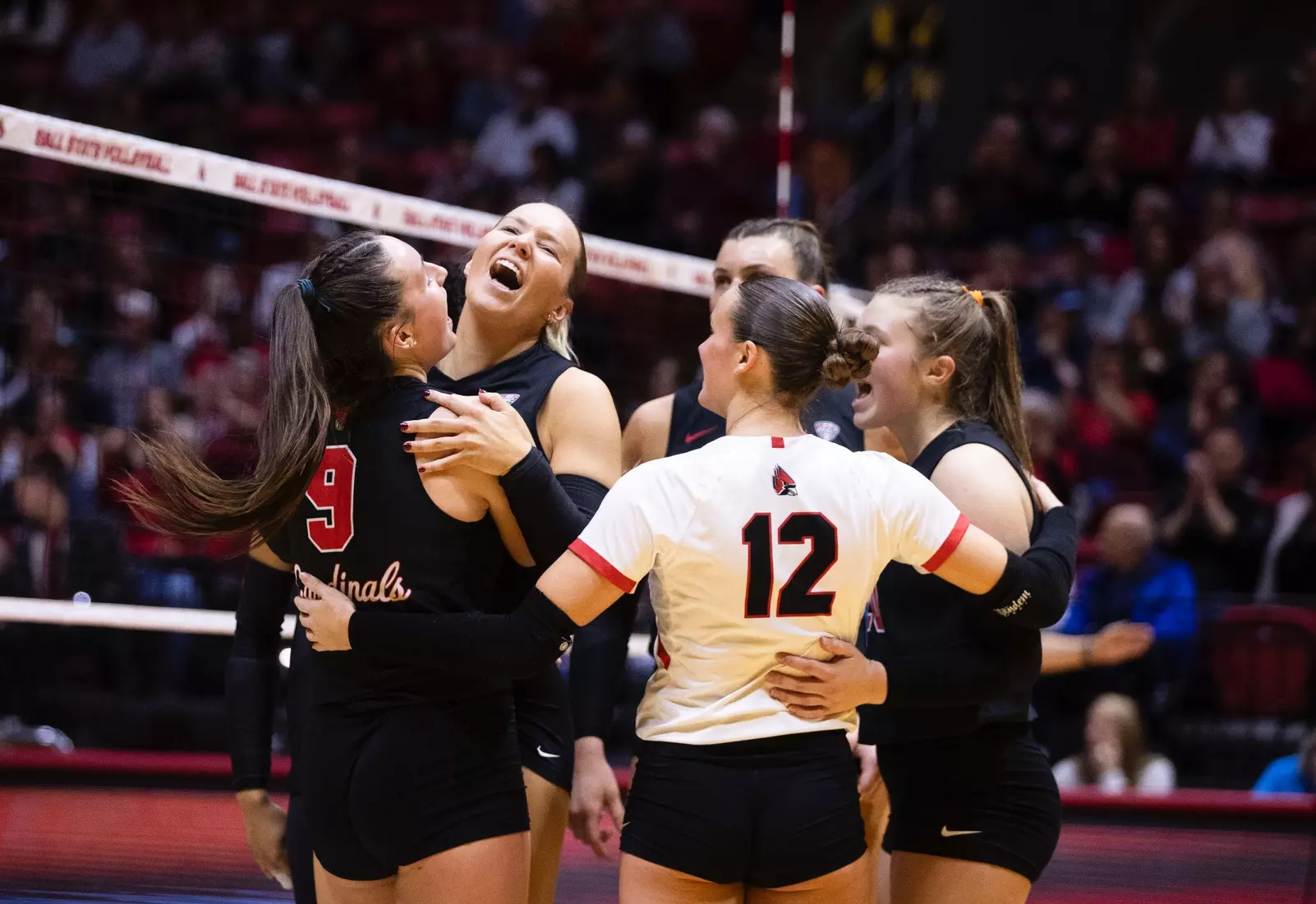 11-16-2024 - Ball State women's volleyball vs. Western Michigan - Senior Day. Photo by Bobby Ellis.