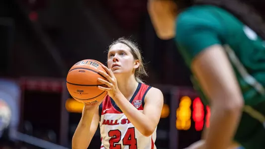 MC-61350 Ball State women’s basketball vs. Eastern Michigan on Mar, 2. Photo by Samantha Blankenship / Ball State University