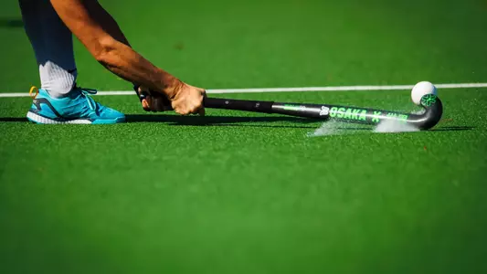 The Ball State field hockey team competes against UC Davis at Briner Sports Complex on October 22, 2024. Photo by Bobby Ellis/Ball State University