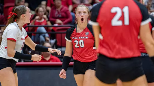 Carson Tyler Celebrating vs. Wright State