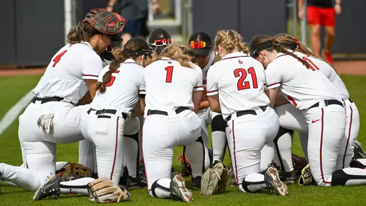 Softball Team Huddle