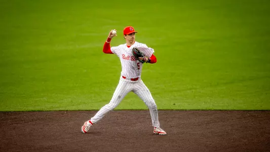 MC-61357 Ball State Baseball vs. Eastern Michigan on Mar, 8. Photo by Samantha Blankenship / Ball State University