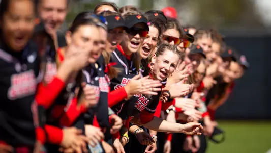 Softball Player Line