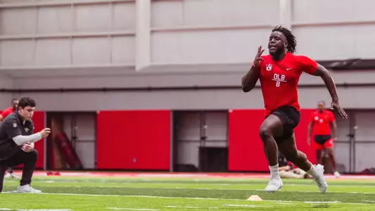 Sidney Houston on Pro Day