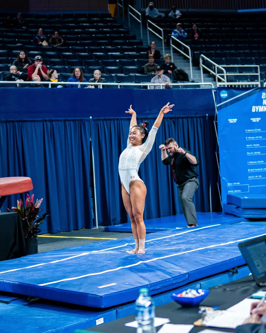 Ball State Gymnastics at NCAA Ann Arbor Regional First Round - by Jack Eads