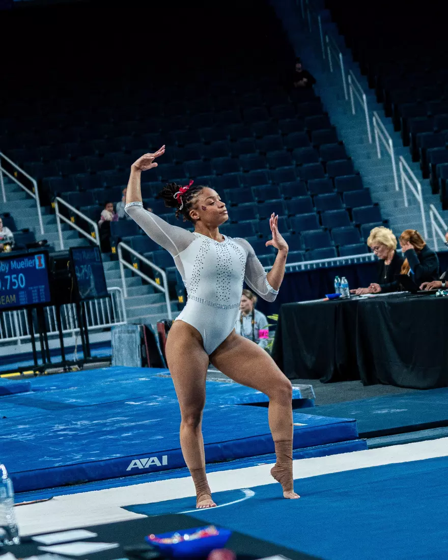 Ball State Gymnastics at NCAA Ann Arbor Regional First Round - by Jack Eads