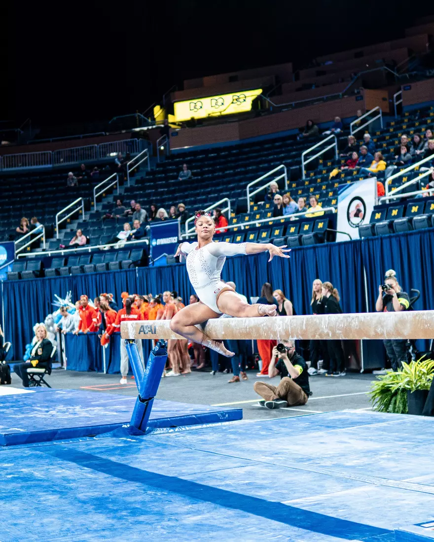 Ball State Gymnastics at NCAA Ann Arbor Regional First Round - by Jack Eads