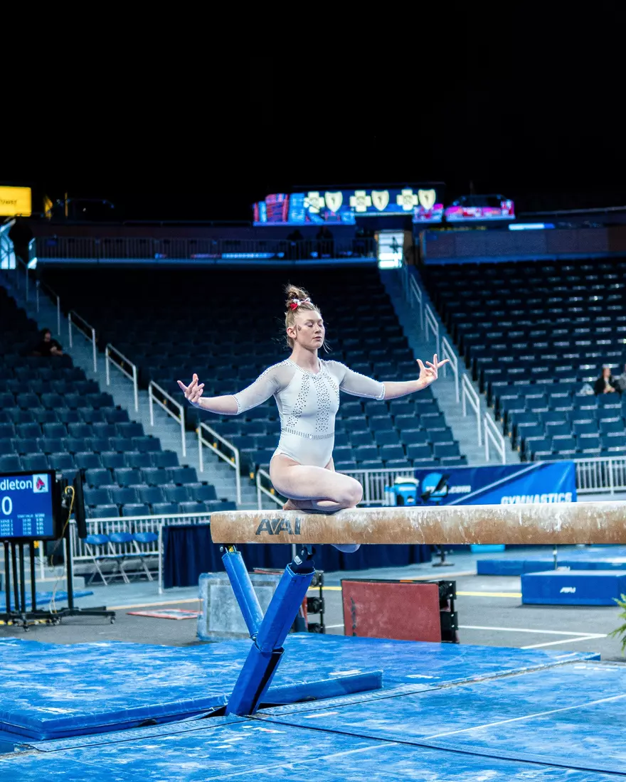 Ball State Gymnastics at NCAA Ann Arbor Regional First Round - by Jack Eads