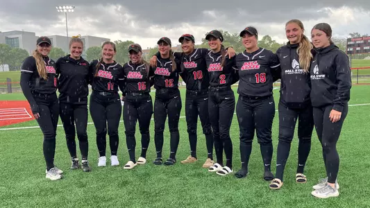 Softball Seniors at MAC Championship