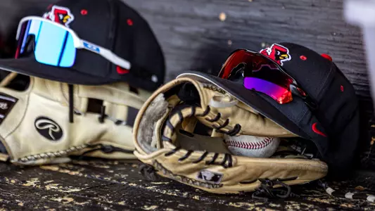Baseball caps and gloves