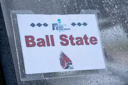 Cart in the rain at NCAA Chapel Hill Regional