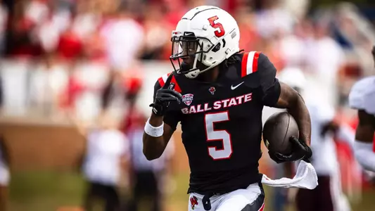 Ball State football vs. Missouri State University at Scheumann Stadium on September 7, 2024. Photo by Bobby Ellis