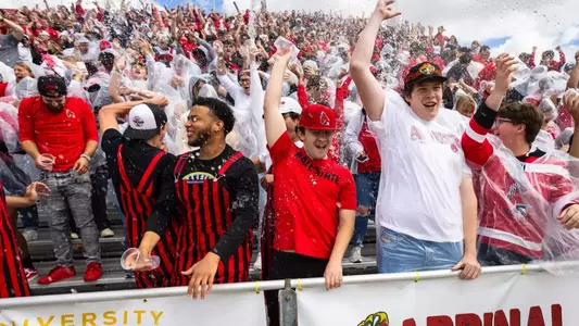 Ball State football vs. Missouri State University at Scheumann Stadium on September 7, 2024. Photo by Bobby Ellis