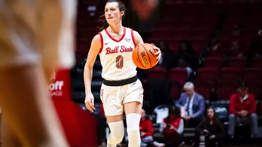The Ball State women's basketball team competes against Eastern Michigan at Worthen Arena in Muncie, Indiana on January 8, 2025 Photo by Bobby Ellis