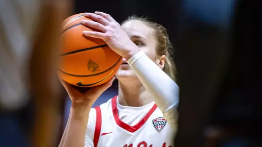 Women’s Basketball vs Eastern Michigan on Jan 8, 2025 in Worthen Arena. Photo by Samantha Blankenship/Ball State University.