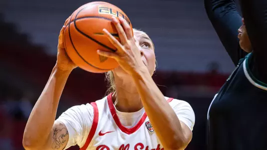 Women’s Basketball vs Eastern Michigan on Jan 8, 2025 in Worthen Arena. Photo by Samantha Blankenship/Ball State University.