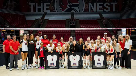 2025 Ball State Women's Volleyball Senior Day