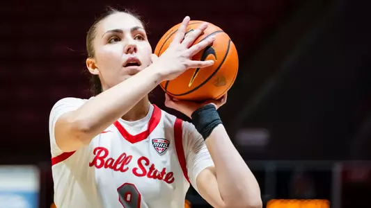 25_MC-80127 - Women’s Basketball hosts University of Cincinnati on Nov 20, 2025. Photo by Samantha (Blankenship) Ellis/Ball State University.