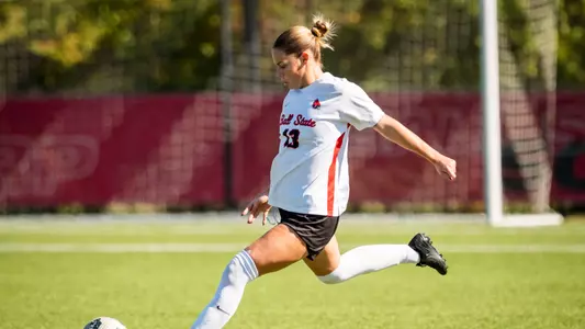 The Ball State soccer match against Miami of Ohio on October 26, 2025. Photo by Bobby Ellis/Ball State University