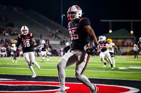 The Ball State football game against Kent State at Scheumann Stadium on November 05, 2025. Photo by Bobby Ellis/Ball State University