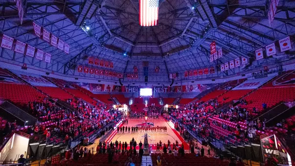 MC-73377 Women’s Basketball hosted Ohio on Mar 8, 2025. Photo by Samantha Blankenship/Ball State University.