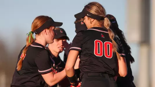 Softball Team Huddle at MTSU