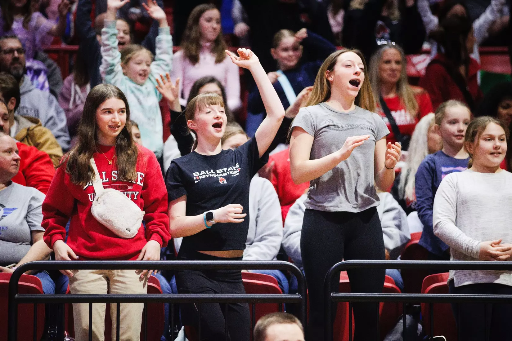 Ball State Gymnastics vs Central Michigan on Feb 9, 2025.