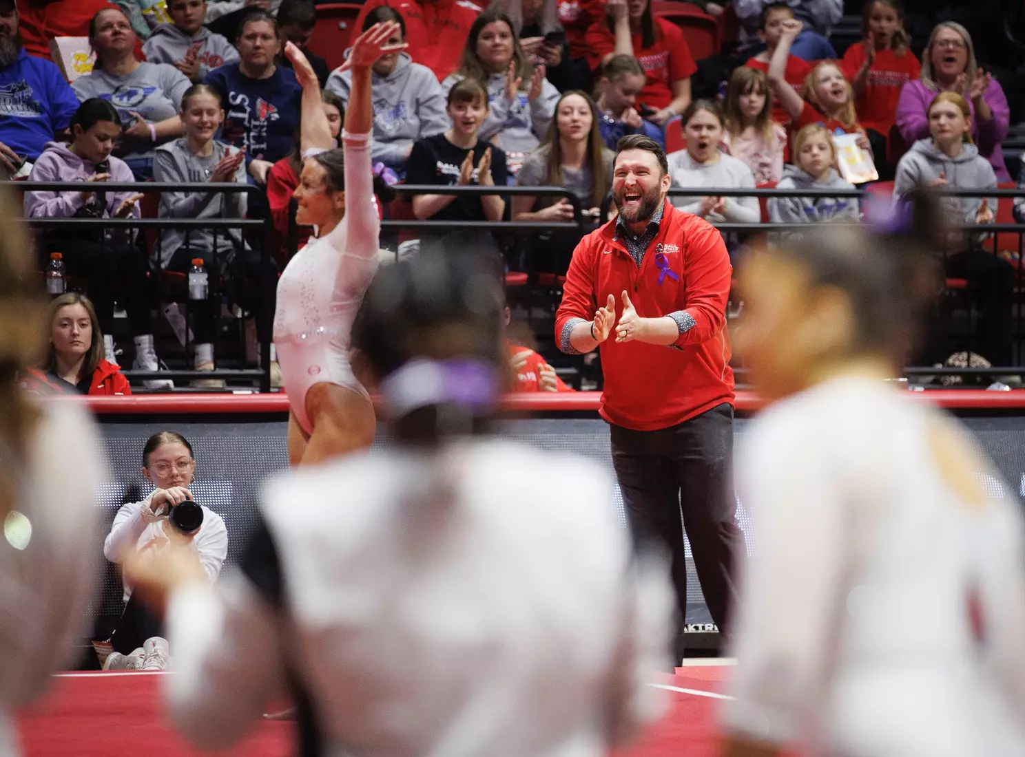 Ball State Gymnastics vs Central Michigan on Feb 9, 2025.