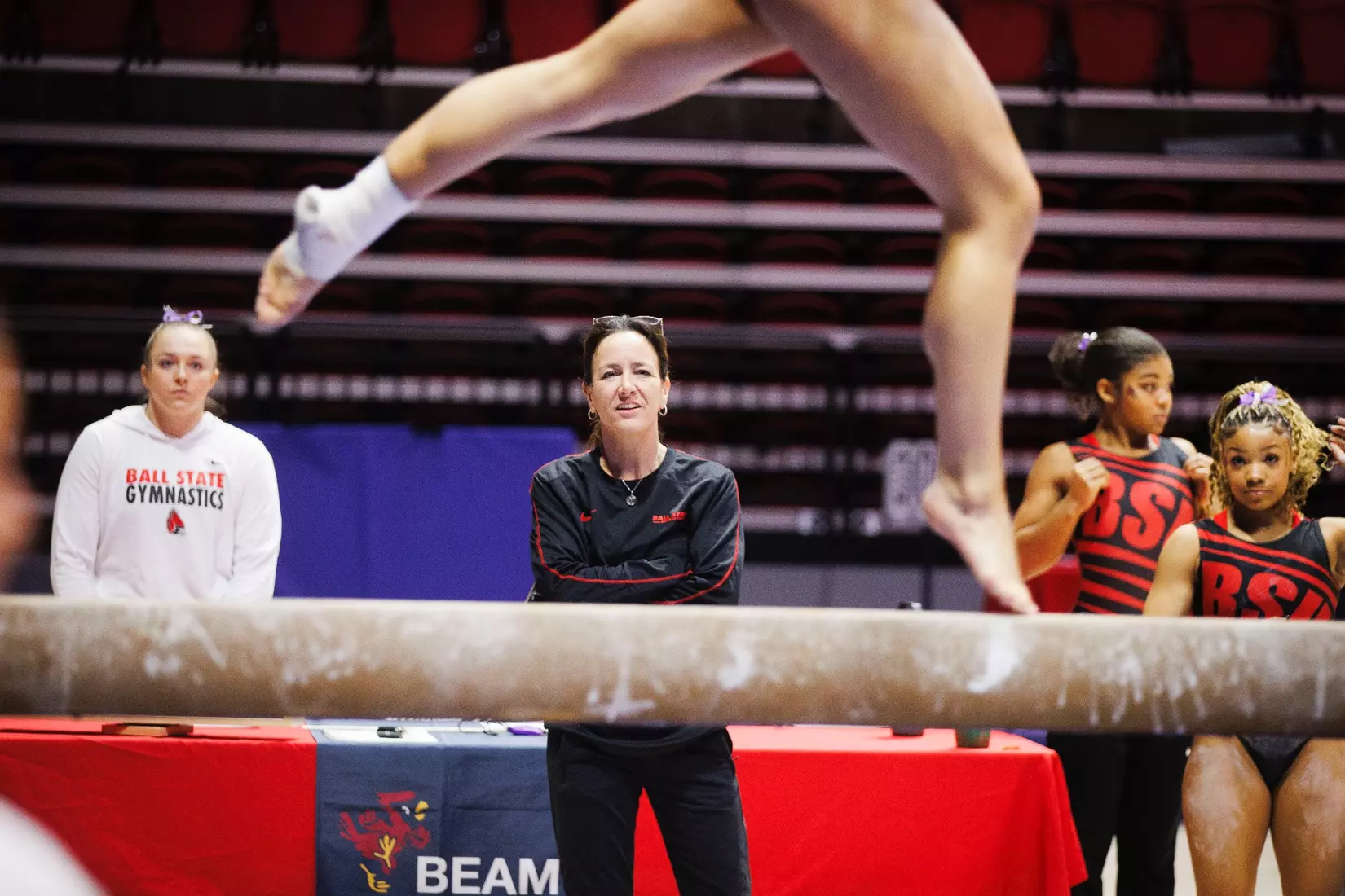 Ball State Gymnastics vs Central Michigan on Feb 9, 2025.