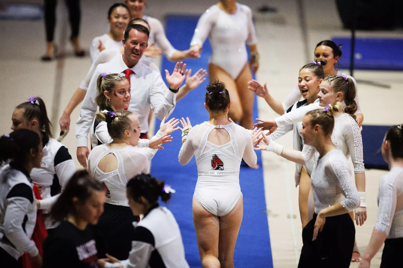 Ball State Gymnastics vs Central Michigan on Feb 9, 2025.