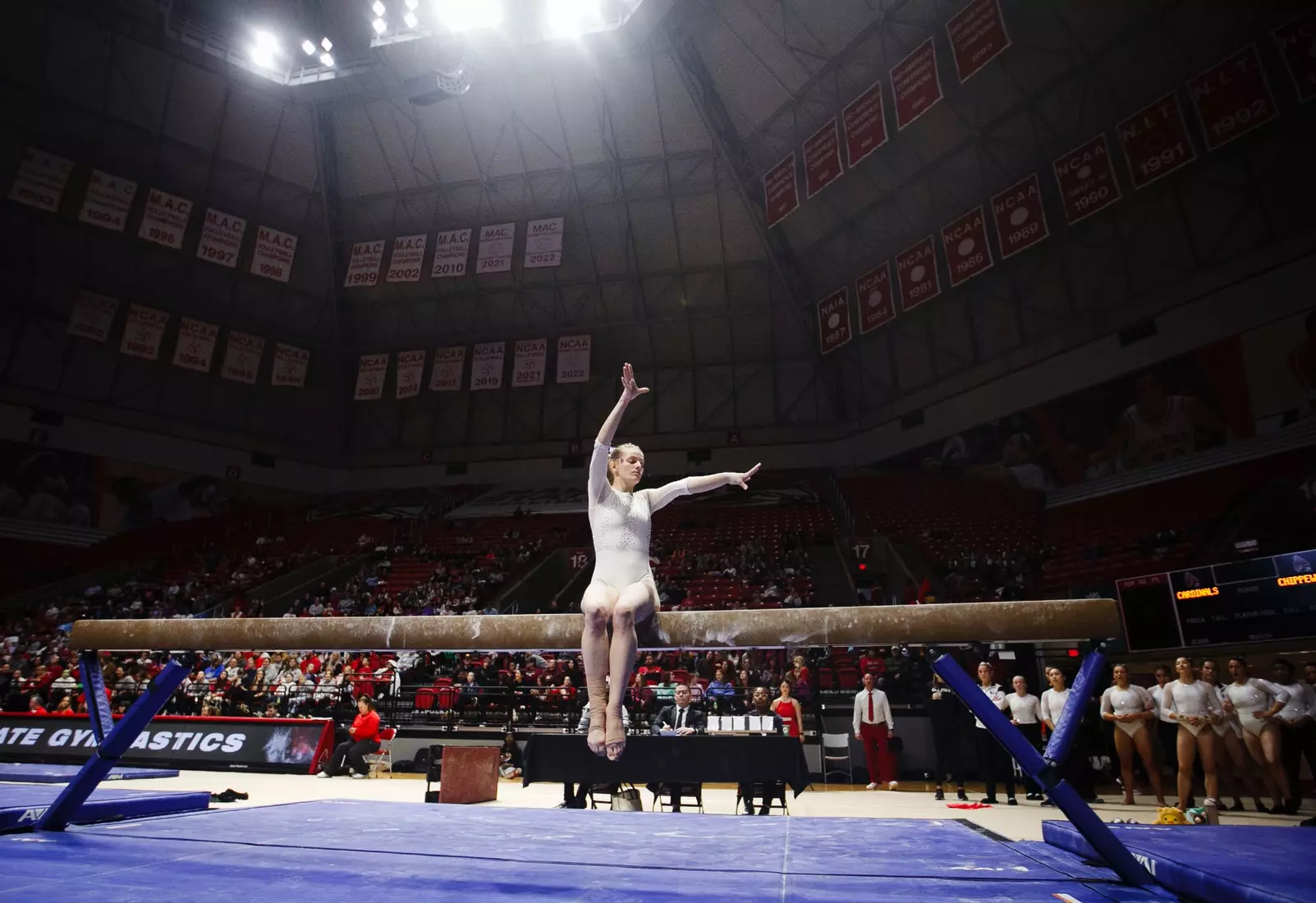 Ball State Gymnastics vs Central Michigan on Feb 9, 2025.
