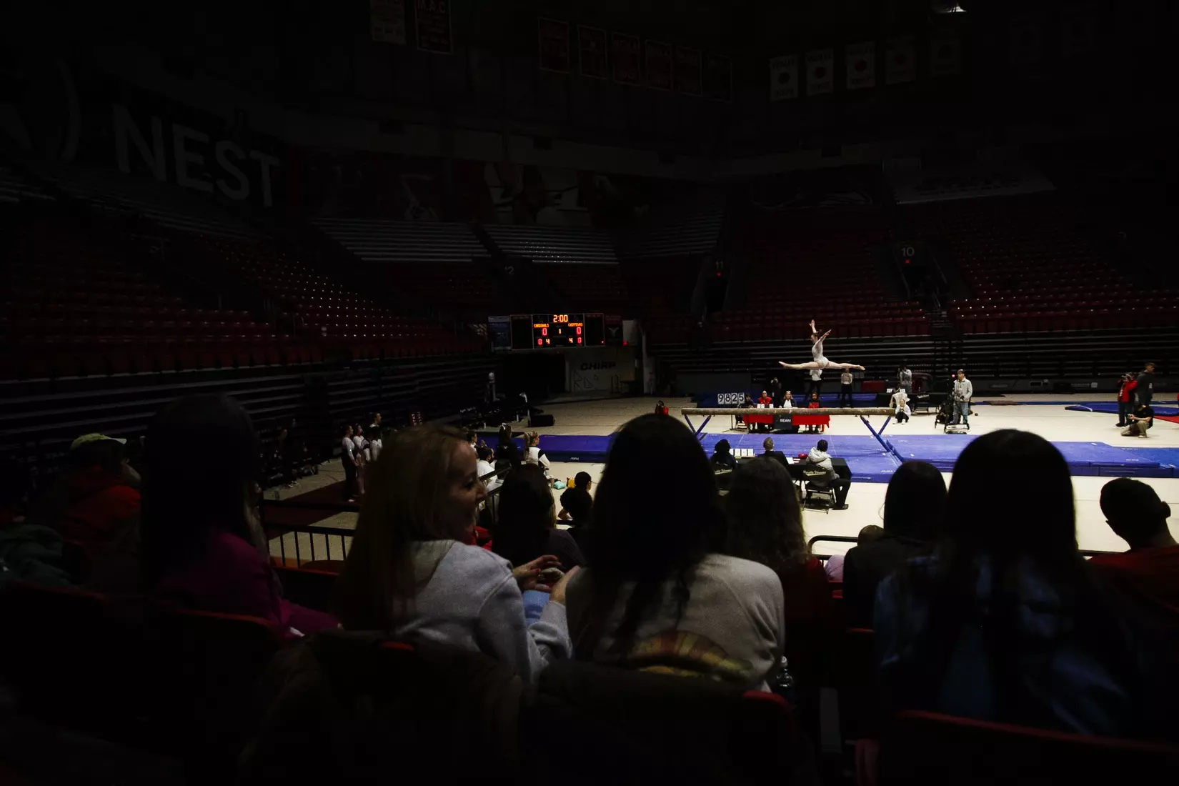 Ball State Gymnastics vs Central Michigan on Feb 9, 2025.