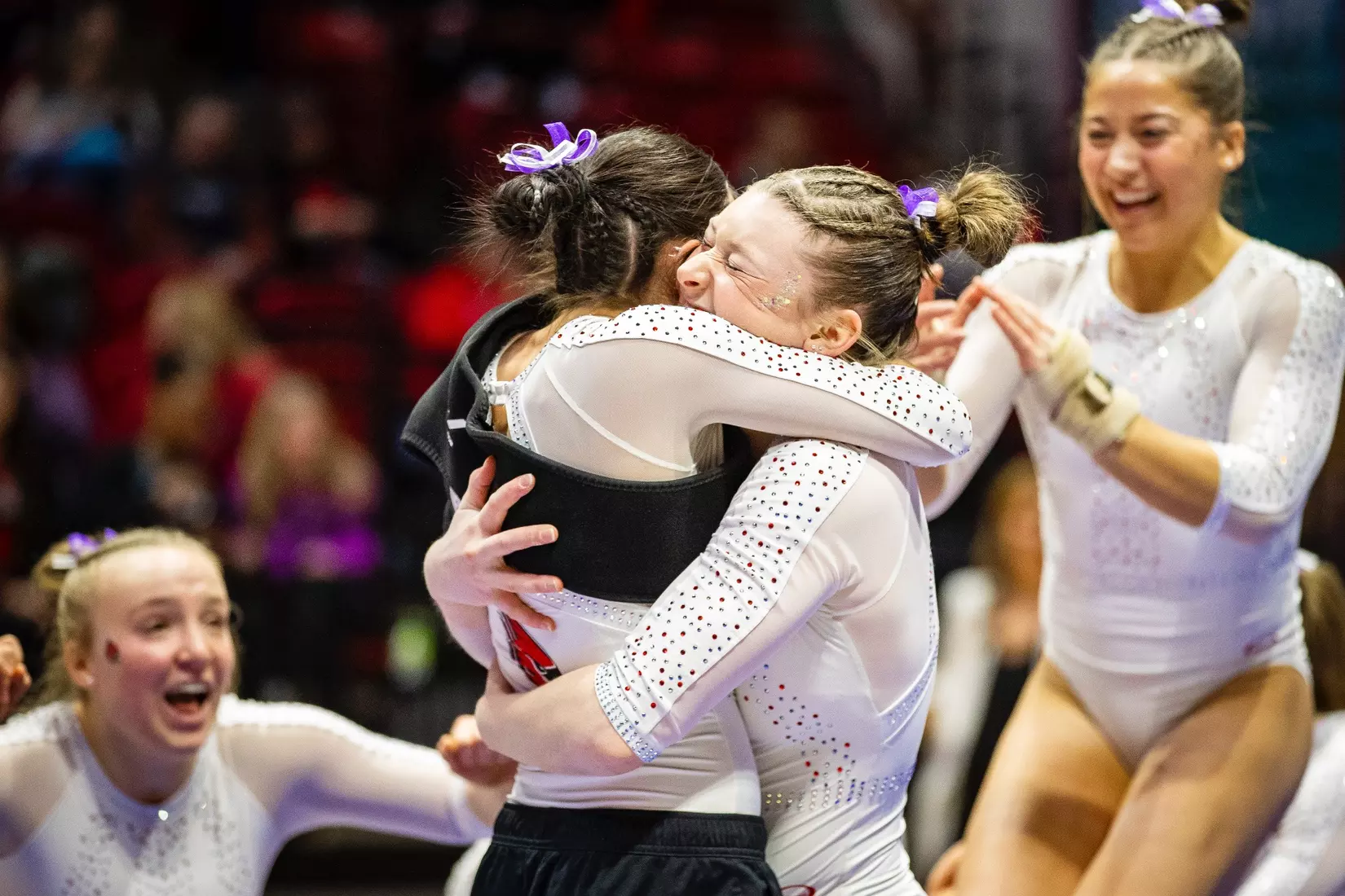 Ball State Gymnastics vs Central Michigan on Feb 9, 2025. Photo by Samantha Blankenship/Ball State University.