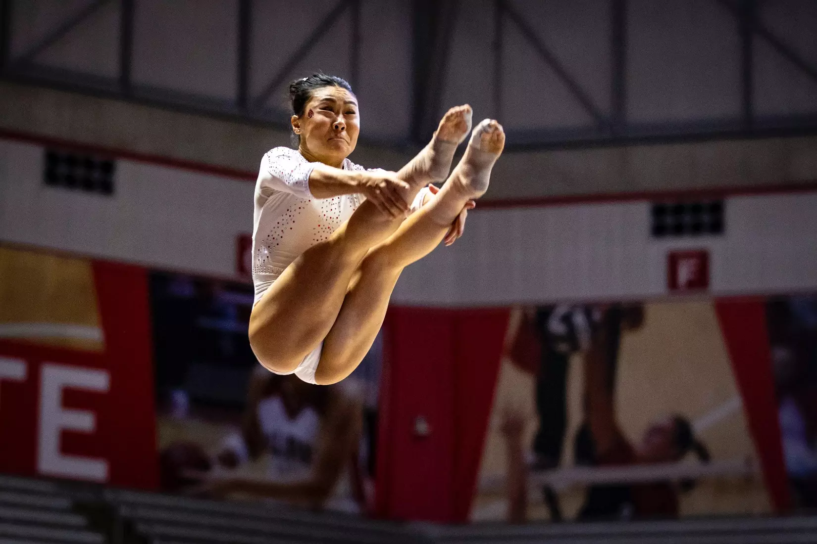 Ball State Gymnastics vs Central Michigan on Feb 9, 2025. Photo by Samantha Blankenship/Ball State University.
