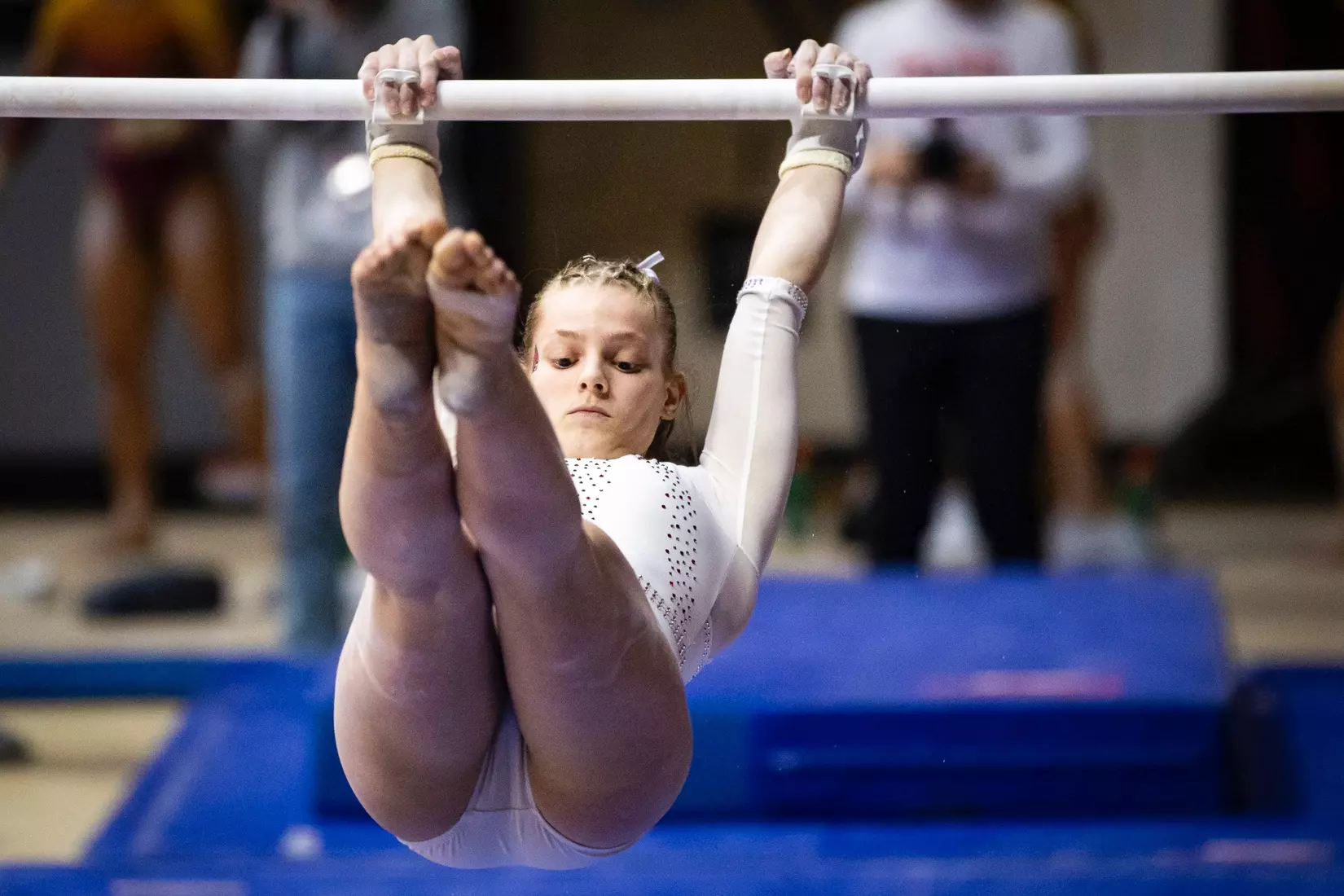 Ball State Gymnastics vs Central Michigan on Feb 9, 2025. Photo by Samantha Blankenship/Ball State University.