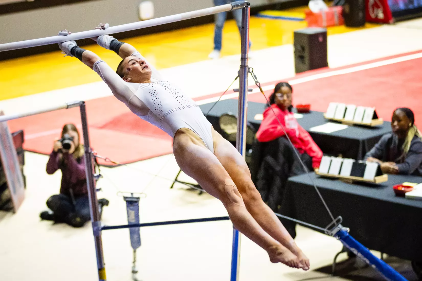 Ball State Gymnastics vs Central Michigan on Feb 9, 2025. Photo by Samantha Blankenship/Ball State University.