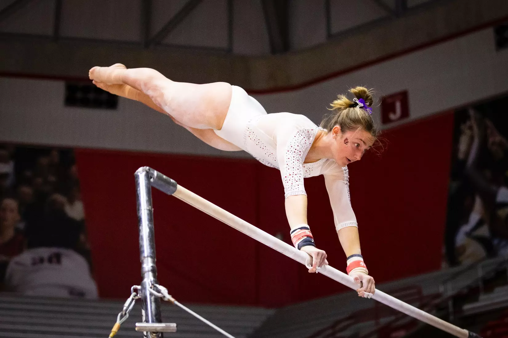 Ball State Gymnastics vs Central Michigan on Feb 9, 2025. Photo by Samantha Blankenship/Ball State University.
