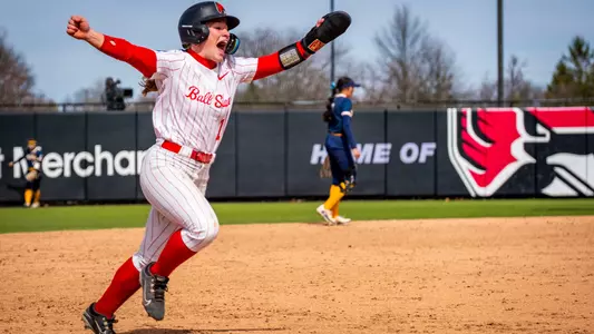 McKenna Mulholland Celebrating vs. Toledo