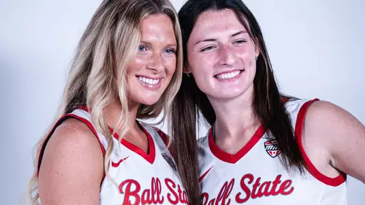 Madelyn Bischoff and Ally Becki - 2024-25 media day